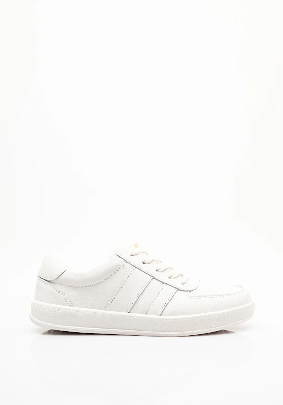 Drilleys Seventy One Lace Up Trainers, White