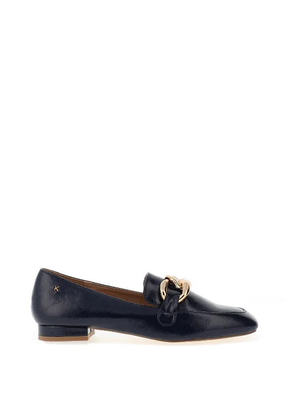 Kate Appleby Thames Chain Link Loafers, Sapphire