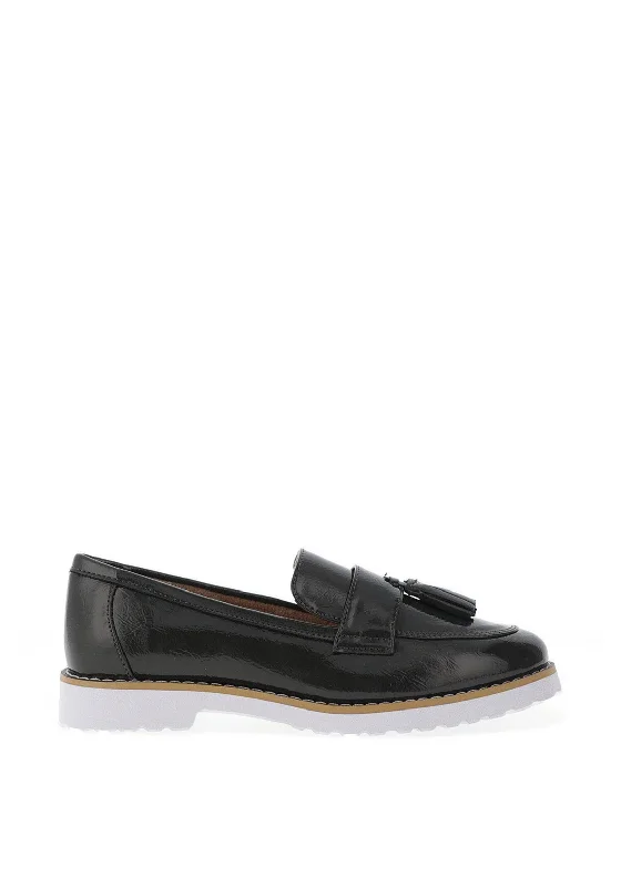 Lunar Granger Tassel Loafers, Grey