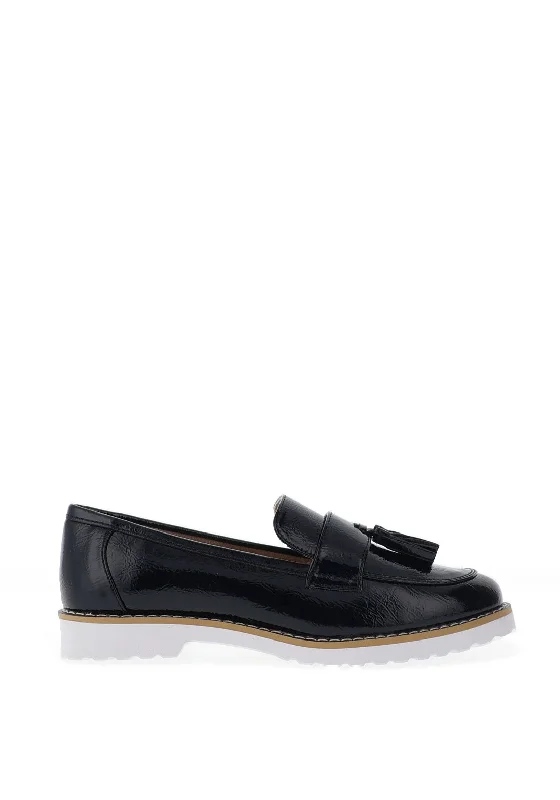 Lunar Granger Tassel Loafers, Navy