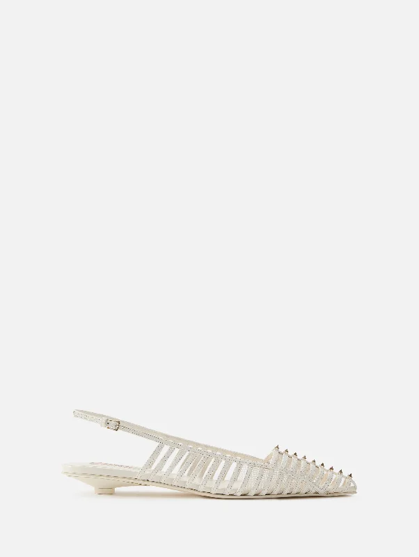 Rockstud Wispy Ballerina Flat