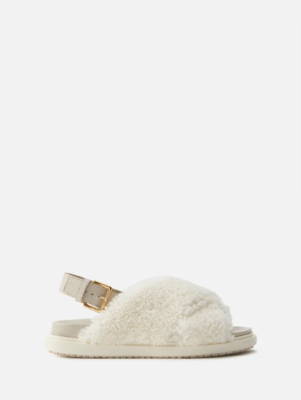 Shearling Fussbett Sandal