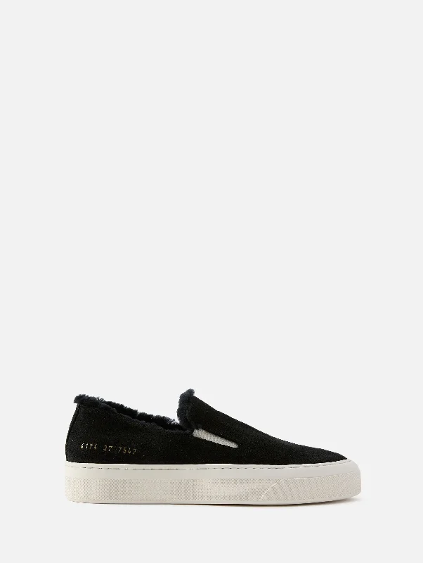 Shearling Slip On Trainer