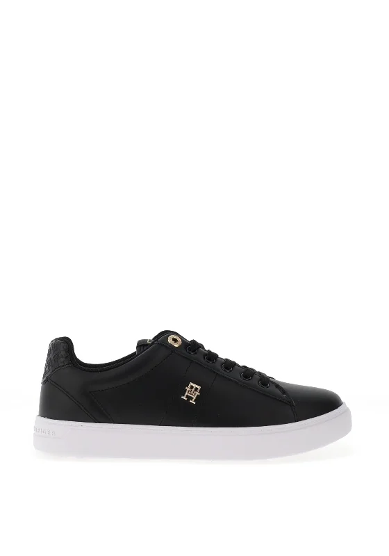 Tommy Hilfiger Elevated Essent Monogram Trainers, Black