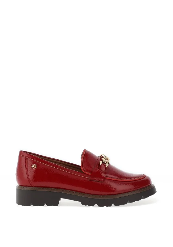 Zanni & Co Daqia Chain Loafers, Cherry