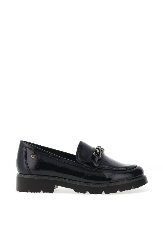 Zanni & Co Daqia Chain Loafers, Cobalt