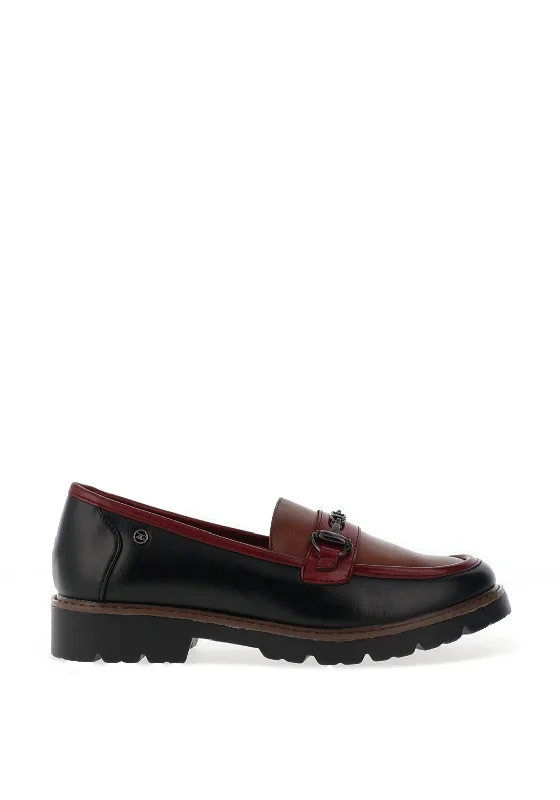 Zanni & Co Daqia Link Loafers, Ink Berry