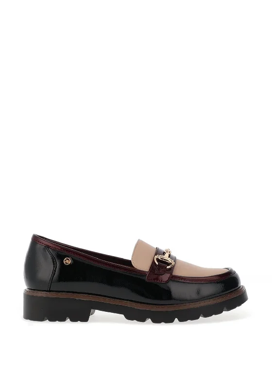 Zanni & Co Daqia Link Loafers, Maroon Sands