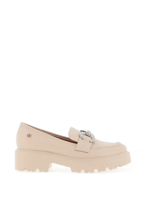 Zanni & Co. Riffa Diamante Loafers, Oatmeal