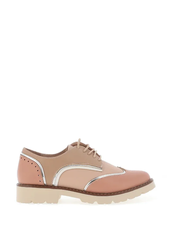 Zanni & Co Tampines Brogues, Blush Wave