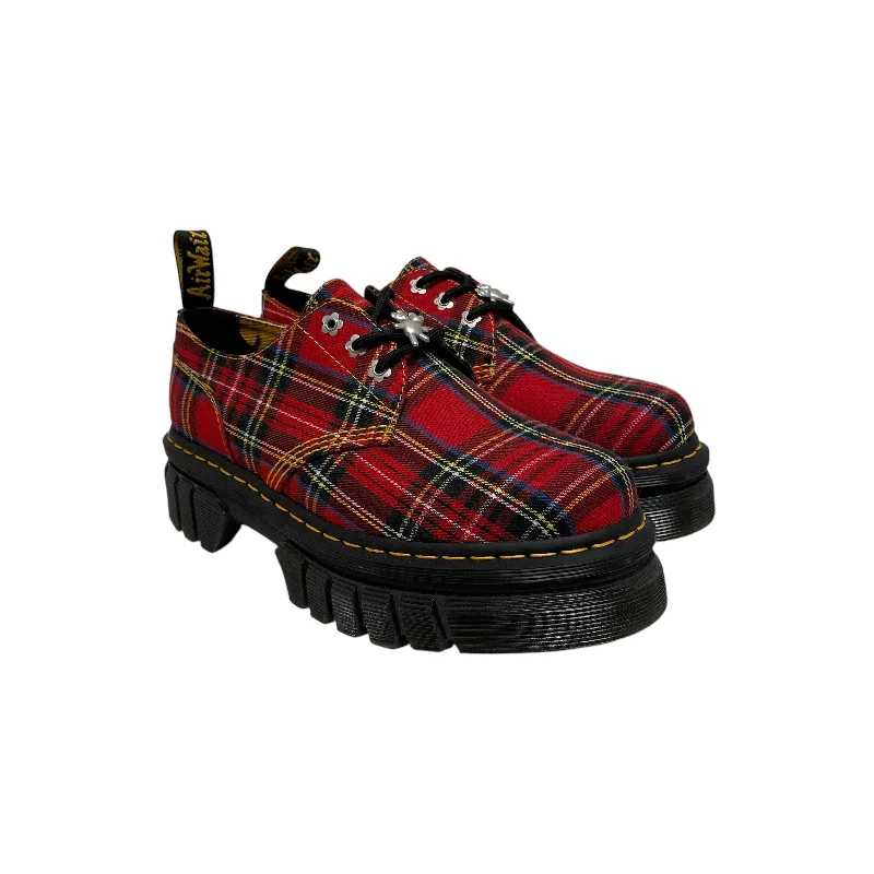 Heaven By Marc Jacobs/Dr.Martens/Loafers/US 10/Plaid/Cotton/RED/