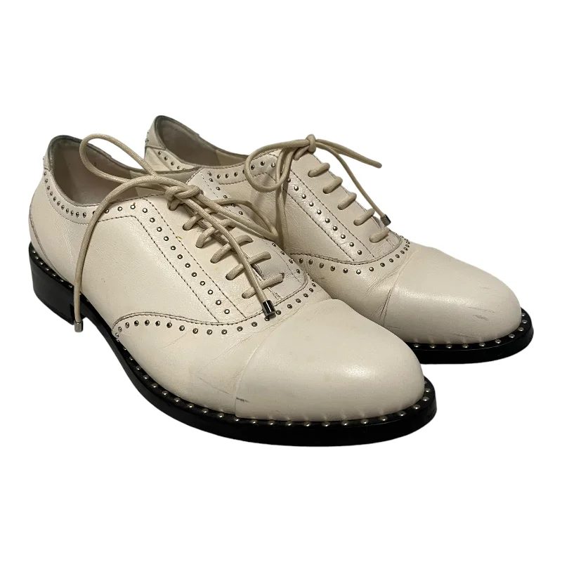 JIMMY CHOO/Dress Shoes/EU 38/Leather/CRM/