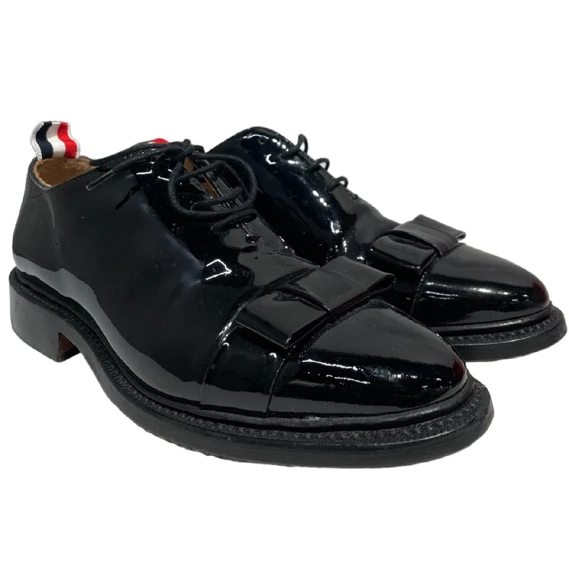 THOM BROWNE. NEW YORK/Dress Shoes/EU 37/BLK/PATENT BOW DETAIL