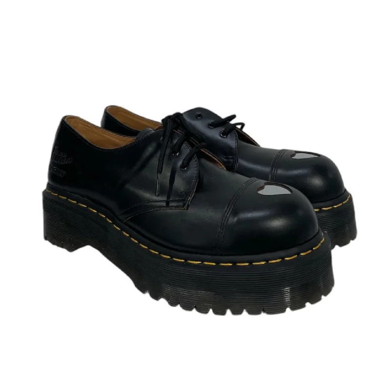 Dr.Martens/Loafers/US 9/Leather/BLK/HEART TOEBOX