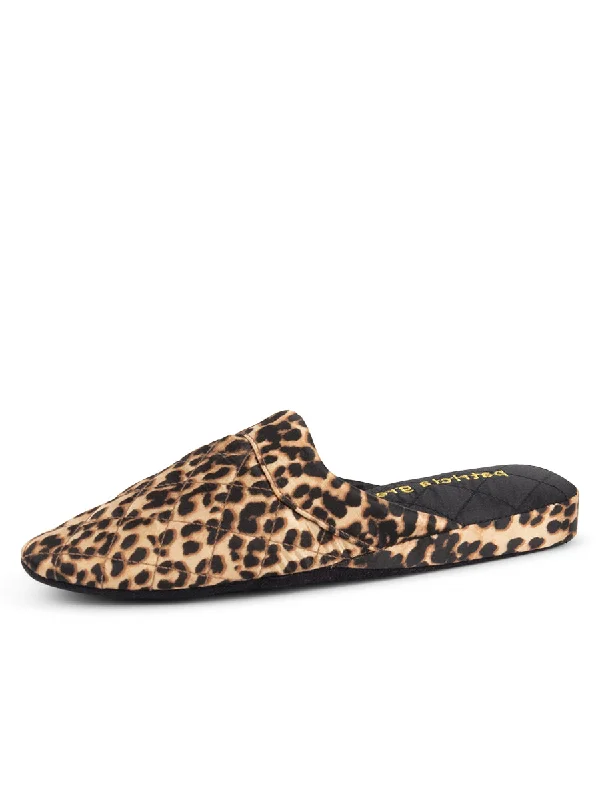 Jackie Satin Quilted Slipper