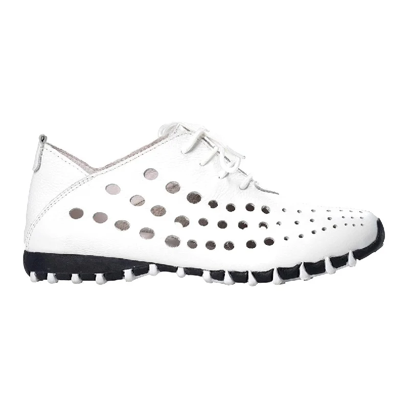 Litfoot Women's Oxford LF9010 White Leather