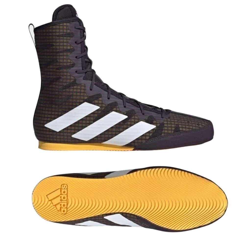 Adidas BOX HOG 4 Boxing Shoes Black ONLY