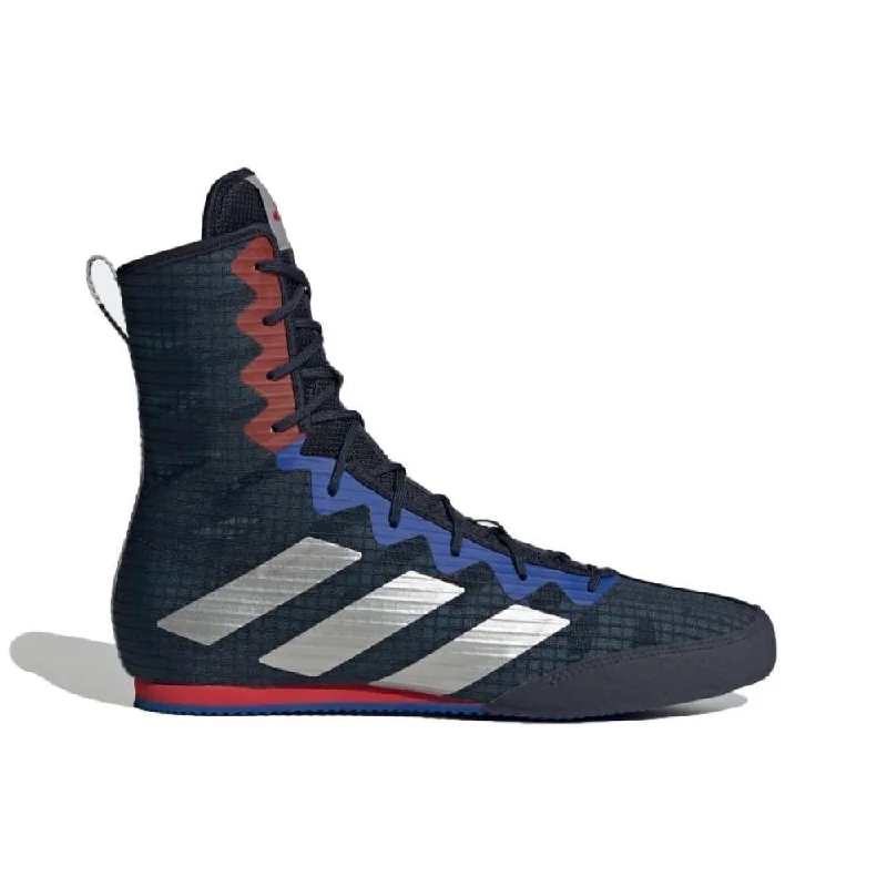 Adidas BOX HOG 4 Boxing Shoes Navy Blue