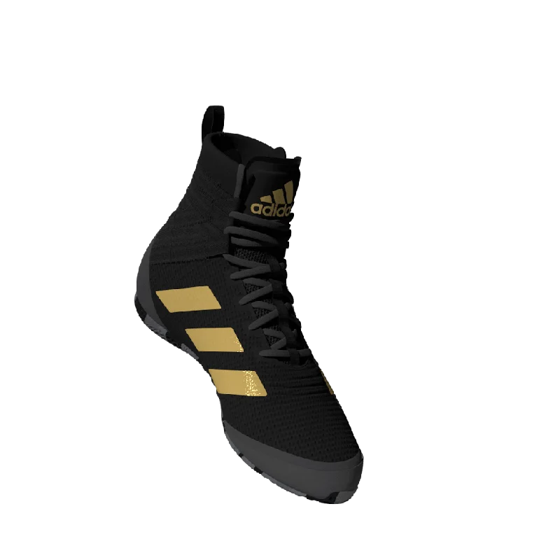 Adidas Speedex 18 Boxing Shoes Black and Gold