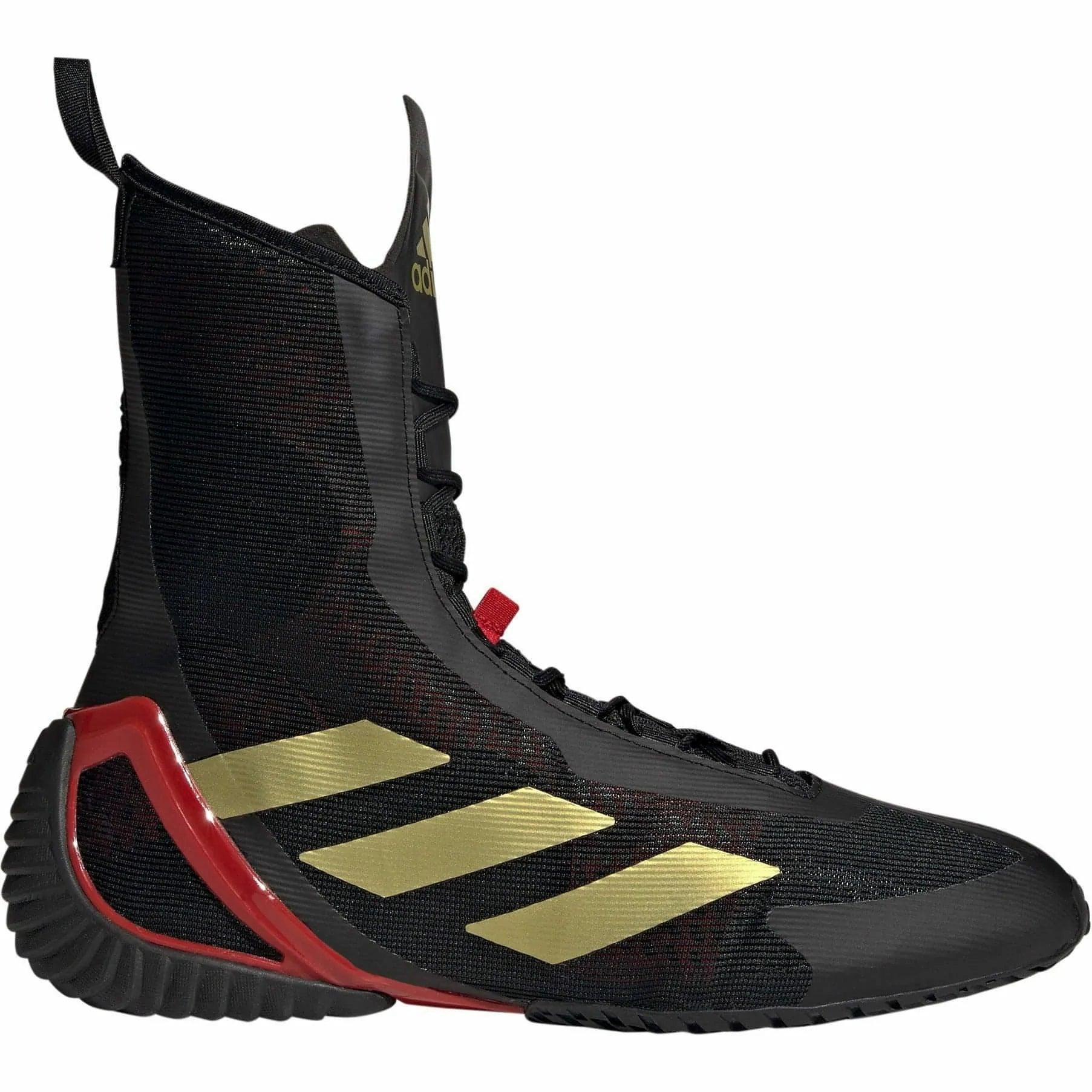 Adidas Speedex Ultra Boxing Shoes Black and Gold