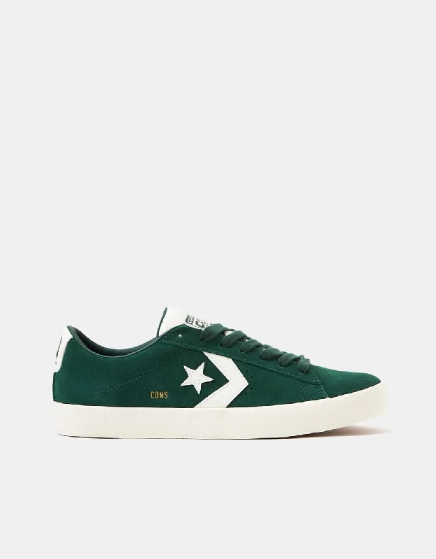 Converse PL Vulc Pro Skate Shoes - Green Envy/Egret/Gum Honey