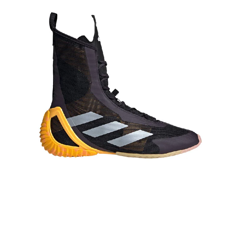 Adidas Speedex Ultra Boxing Shoes Black and Yellow