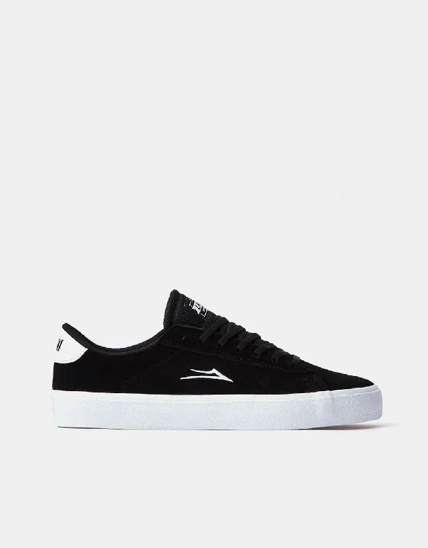 Lakai Newport Skate Shoes - Black Suede