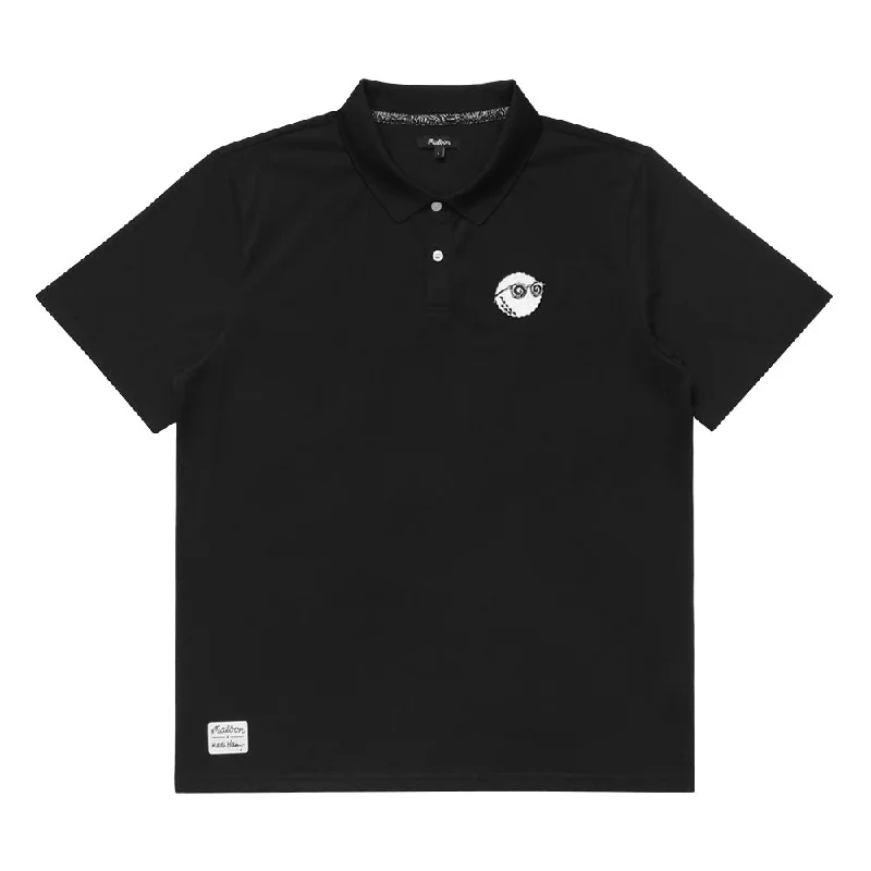 Malbon x Keith Haring Performance Pique Golf Polo Black - AW24