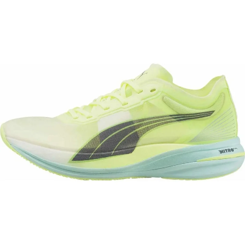 Puma Deviate Nitro Elite Racer Womens Running Shoes - Yellow