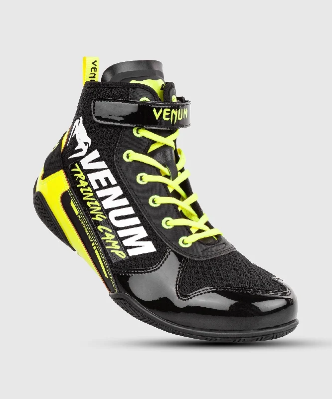 Venum Giant Low VTC 2 Edition Boxing Shoes - Black/Neo Yellow